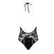 Боді з дуже глибоким декольте Passion DARYL BODY S/M, black EL14802 фото 6