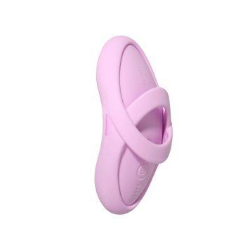 Смарт-вібратор для клітора Svakom Echo 2 Pink Lilac, підігрів до 38 &deg;C, знімна насадка на палець SX2449 фото - купити в секс-шопі Чорний Кролик
