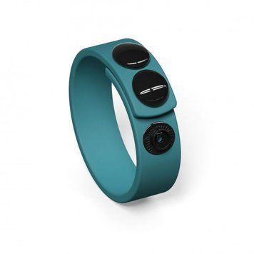 Регульоване ерекційне кільце на кнопках Love To Love HERO RING - TEAL ME SO5088 фото - купити в секс-шопі Чорний Кролик