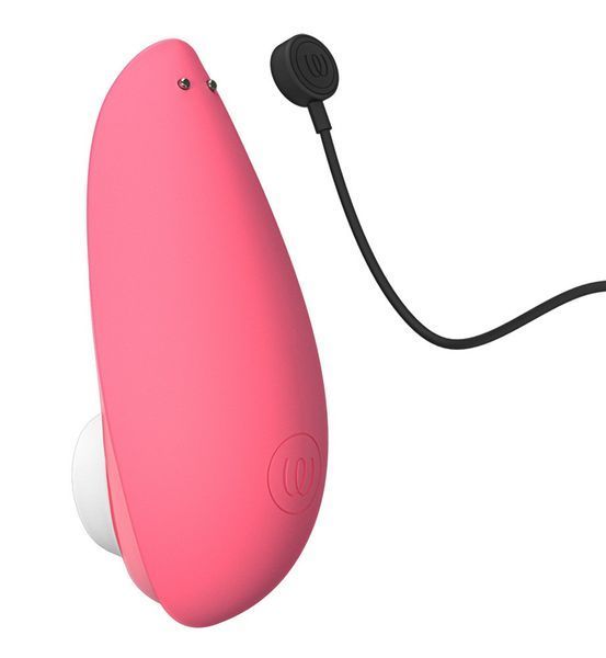 Вакуумний стимулятор Womanizer Liberty 2 (Vibrant Rose) 400949 фото - купити в секс-шопі Чорний Кролик