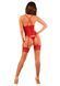 Прозорий корсет Obsessive Lacelove corset M/L Red, мереживо, підв&rsquo;язки для панчіх SO8650 фото 2
