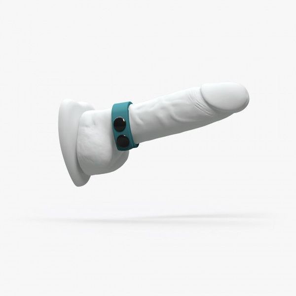 Регульоване ерекційне кільце на кнопках Love To Love HERO RING - TEAL ME SO5088 фото - купити в секс-шопі Чорний Кролик