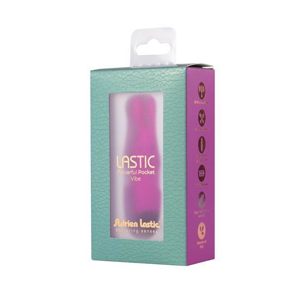 Віброкуля Adrien Lastic Pocket Vibe Rabbit Pink зі стимулювальними вушками AD33421 фото - купити в секс-шопі Чорний Кролик