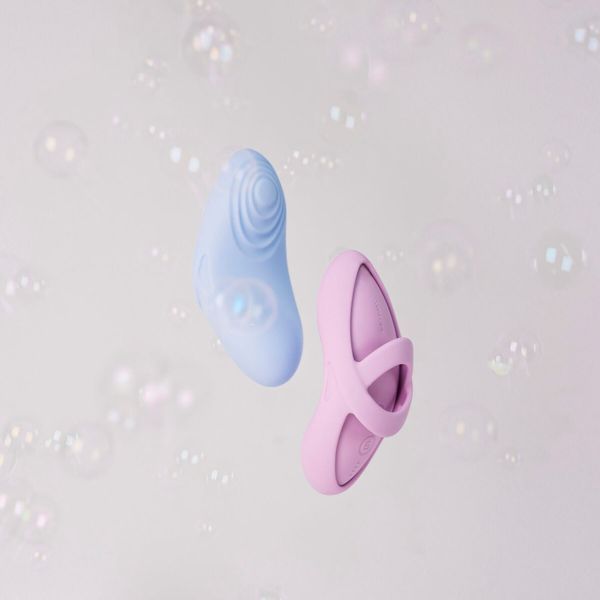 Смарт-вібратор для клітора Svakom Echo 2 Pink Lilac, підігрів до 38 &deg;C, знімна насадка на палець SX2449 фото - купити в секс-шопі Чорний Кролик