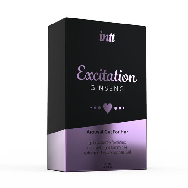 Збуджувальний гель Intt Excitation (15 мл) з екстрактом женьшеню, з ефектом вібрації SO2937 фото - купити в секс-шопі Чорний Кролик