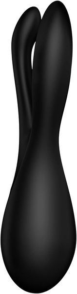 Кліторальний вібратор Satisfyer Threesome 2 Violet, 3 гнучкі пальчики, 3 мотори SX1214 фото - купити в секс-шопі Чорний Кролик