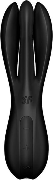 Кліторальний вібратор Satisfyer Threesome 2 Violet, 3 гнучкі пальчики, 3 мотори SX1214 фото - купити в секс-шопі Чорний Кролик