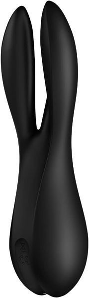 Кліторальний вібратор Satisfyer Threesome 2 Violet, 3 гнучкі пальчики, 3 мотори SX1214 фото - купити в секс-шопі Чорний Кролик