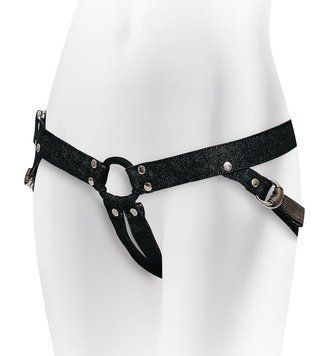Джинсові трусики для страпона Adrien Lastic - Lastic Strap-on AD40779 фото - купити в секс-шопі Чорний Кролик