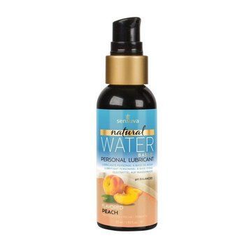 Змазка на водній основі Sensuva Natural Water-Based Peach (57мл) без гліцерину та парабенів SO7833 фото - купити в секс-шопі Чорний Кролик