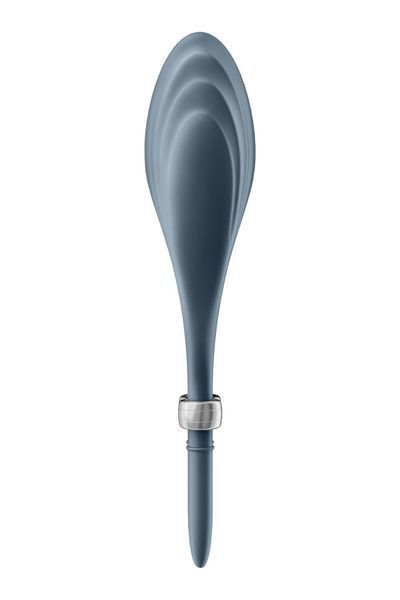 Ерекційне віброкільце-ласо Satisfyer Duelist Dark Blue, 10 режимів, потужний мотор SO6276 фото - купити в секс-шопі Чорний Кролик