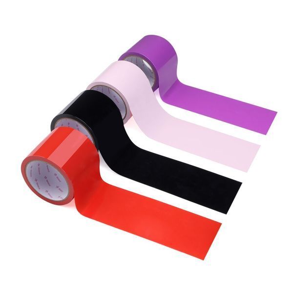 Скотч для бондажу LOCKINK SEVANDA Electrostatic Tape, чорна, 16 м SX0890 фото - купити в секс-шопі Чорний Кролик
