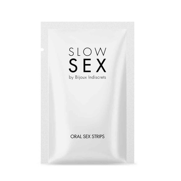 Смужки для орального сексу Bijoux Indiscrets Slow Sex Oral sex strips SO5909 фото - купити в секс-шопі Чорний Кролик