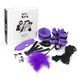 BDSM-набір Art of Sex &ndash; Soft Touch BDSM Set, фіолетовий, 9 предметів SO6600 фото 1