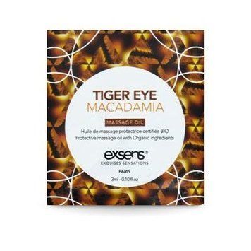 Пробник масажної олії EXSENS Tiger Eye Macadamia 3мл SO2385 фото - купити в секс-шопі Чорний Кролик
