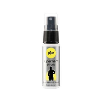 Спрей-пролонгатор pjur Superhero Strong Spray 20 ml, з екстрактом імбиру, без анестетиків PJ12920 фото - купити в секс-шопі Чорний Кролик