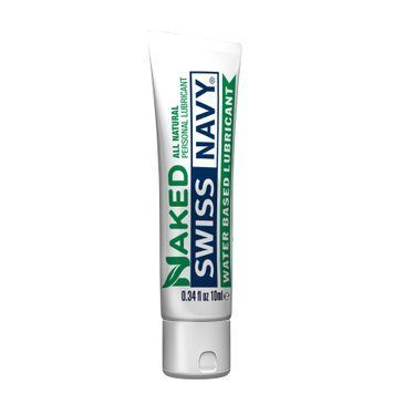 Лубрикант на водній основі Swiss Navy NAKED All Natural, 10 мл, для чутливої ​​шкіри SX0581 фото - купити в секс-шопі Чорний Кролик