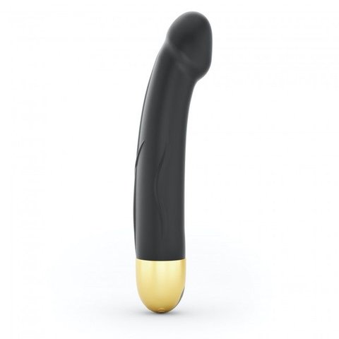 Вібратор Dorcel Real Vibration M Gold 2.0, діаметр 3,7см, перезаряджається, для точки G SO3820 фото - купити в секс-шопі Чорний Кролик