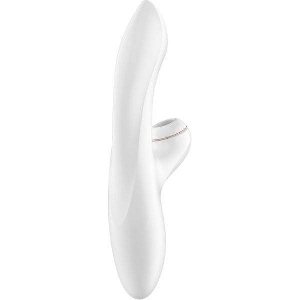 Вакуумний вібратор-кролик Satisfyer Pro Plus G-Spot Rabbit, перший кролик із вакуумом та вібрацією SO1829 фото - купити в секс-шопі Чорний Кролик