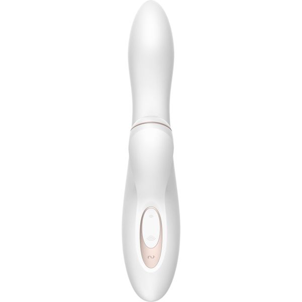 Вакуумний вібратор-кролик Satisfyer Pro Plus G-Spot Rabbit, перший кролик із вакуумом та вібрацією SO1829 фото - купити в секс-шопі Чорний Кролик