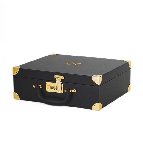 БДСМ-набір LOCKINK Moonlight Treasure Chest, коричневий, натуральна шкіра SX0860 фото - купити в секс-шопі Чорний Кролик