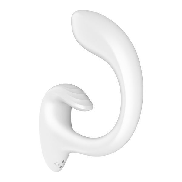 Вагінально-кліторальний вібратор Satisfyer G for Goddess 1 White, 2 мотори SX0576 фото - купити в секс-шопі Чорний Кролик