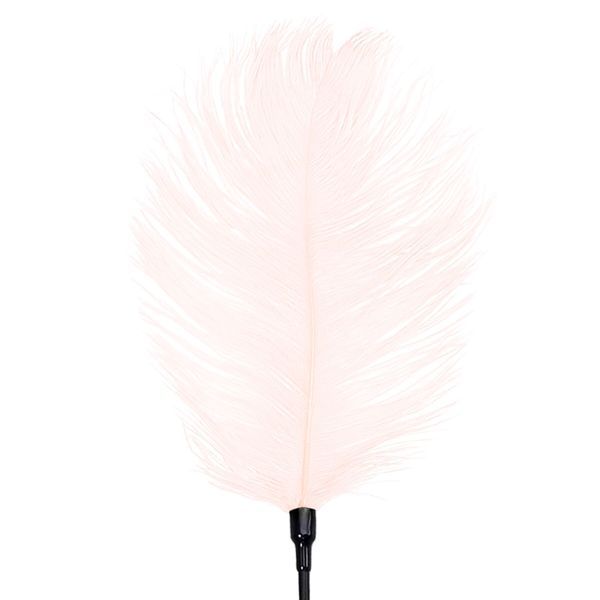 Лоскітка зі страусиним пером Art of Sex &ndash; Feather Tickler, світло-рожева SO7135 фото - купити в секс-шопі Чорний Кролик