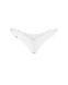 Трусики-стрінги з мереживом Obsessive Arrowel White crotchless thong 2XL/3XL SX2593 фото 3