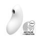 Вакуумний вібратор Satisfyer Vulva Lover 2 Blue SO6712 фото - купити в секс-шопі Чорний Кролик