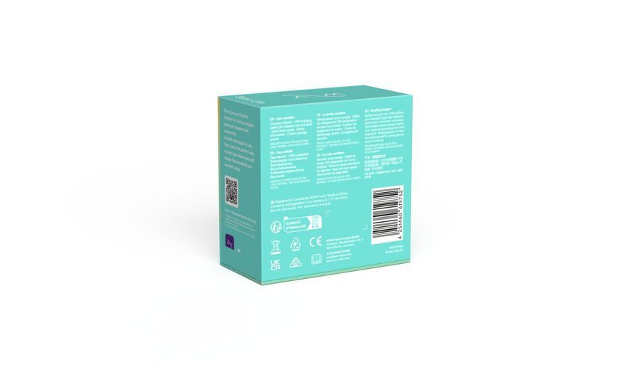 Смарт-вібратор для пар We-Vibe Sync Lite Aqua, 10 віброрежимів, можна поєднувати з проникним сексом SO8767 фото - купити в секс-шопі Чорний Кролик