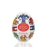 Мастурбатор-яйце Tenga Keith Haring Egg Dance SO1702 фото - купити в секс-шопі Чорний Кролик