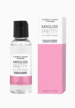 Лубрикант на силіконовій основі MixGliss PRETTY - FLEUR CERISIER (50 мл) з ароматом квіток вишні SO1362 фото - купити в секс-шопі Чорний Кролик