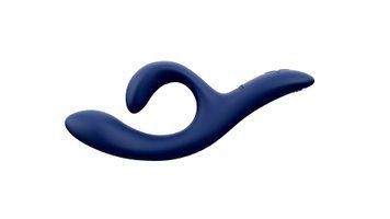 Смарт вібратор-кролик We-Vibe Nova Midnight Blue, ергономічний, регульований кут нахилу стовбура SO6931 фото - купити в секс-шопі Чорний Кролик