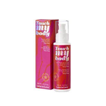 Масажний гель і змазка 2в1 Love To Love TOUCH MY BODY Ylang-Ylang (100 мл) зволожувальний SO2700 фото - купити в секс-шопі Чорний Кролик