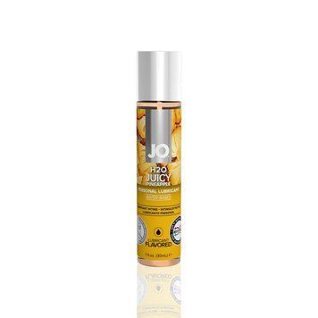 Змазка на водній основі System JO H2O &mdash; Juicy Pineapple (30 мл) без цукру, рослинний гліцерин SO1473 фото - купити в секс-шопі Чорний Кролик