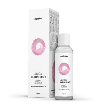 Анальна змазка на силіконовій основі Satisfyer Juicy Lubricant Booty Silicon silicone based 150 мл SX2730 фото - купити в секс-шопі Чорний Кролик
