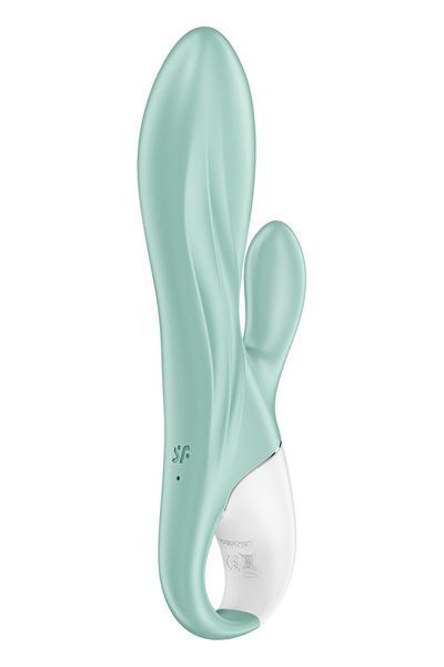 Смарт вібратор-кролик Satisfyer Air Pump Bunny 5+, надувається SO6718 фото - купити в секс-шопі Чорний Кролик