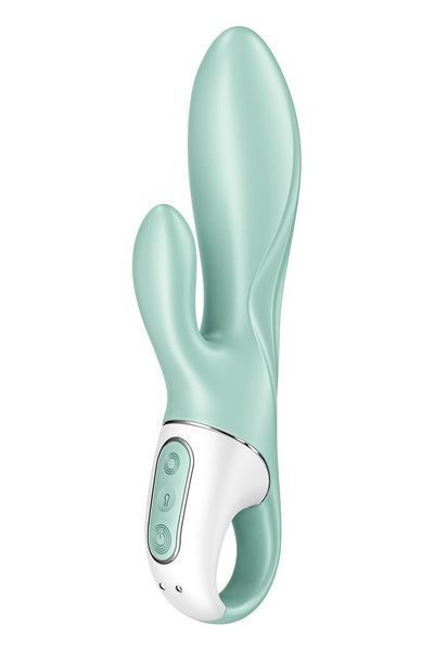 Смарт вібратор-кролик Satisfyer Air Pump Bunny 5+, надувається SO6718 фото - купити в секс-шопі Чорний Кролик
