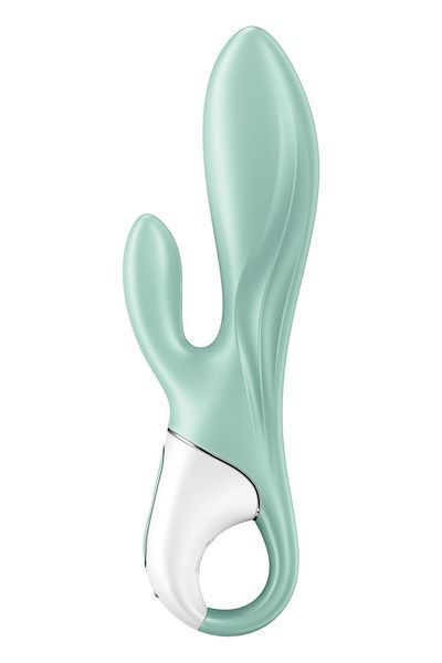 Смарт вібратор-кролик Satisfyer Air Pump Bunny 5+, надувається SO6718 фото - купити в секс-шопі Чорний Кролик