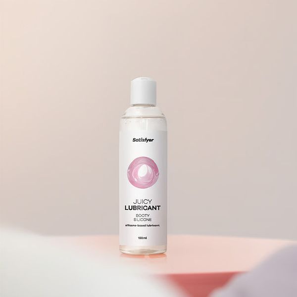 Анальна змазка на силіконовій основі Satisfyer Juicy Lubricant Booty Silicon silicone based 150 мл SX2730 фото - купити в секс-шопі Чорний Кролик