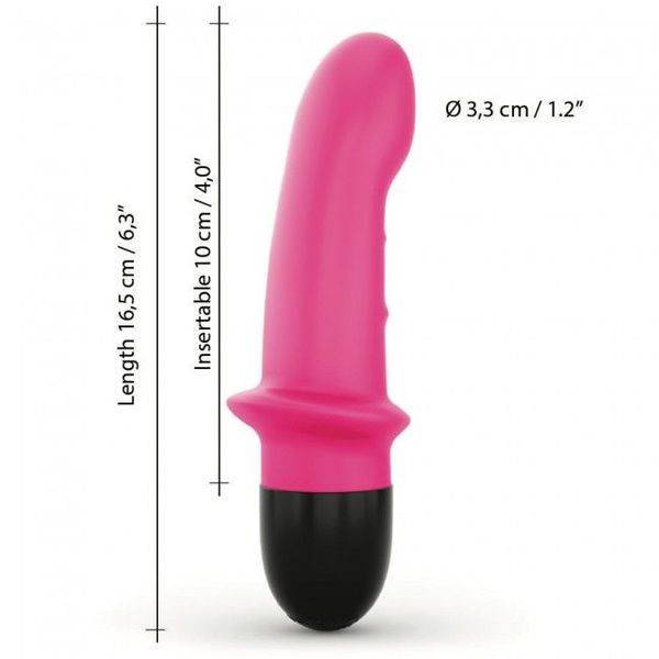 Вібратор Dorcel Mini Lover Magenta 2.0 перезаряджуваний, для точки G і масажу простати SO3821 фото - купити в секс-шопі Чорний Кролик