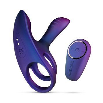 Ерекційне віброкільце Hueman - Infinity Ignite Vibrating Cock Ring SX3890 фото - купити в секс-шопі Чорний Кролик
