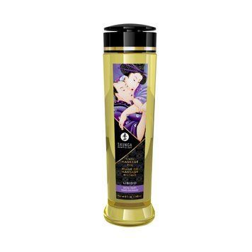 Масажна олія Shunga Libido &ndash; Exotic Fruit (240 мл) натуральна зволожувальна SO3933 фото - купити в секс-шопі Чорний Кролик