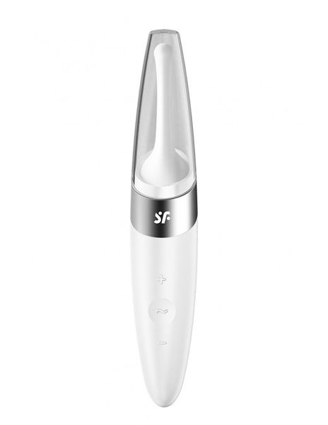 Вібратор для клітора Satisfyer Twirling Delight White SO5979 фото - купити в секс-шопі Чорний Кролик