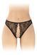 Трусики з відкритим доступом Fashion Secret Victoria Black, мереживо SX2606 фото 1