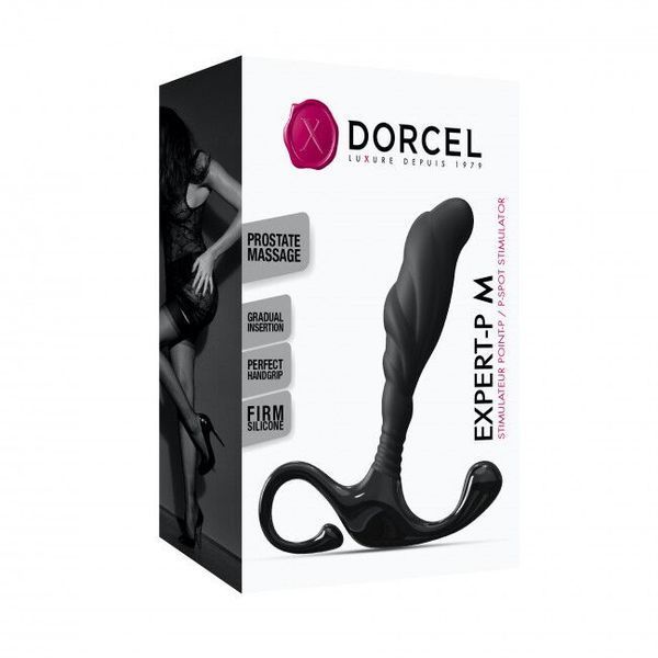 Ручний ергономічний масажер простати Dorcel Expert P size M SO5527 фото - купити в секс-шопі Чорний Кролик