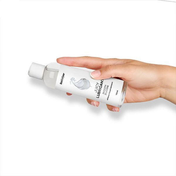 Лубрикант на силіконовій основі Satisfyer Juicy Lubricant Smooth Silicon silicone based 150 мл SX2731 фото - купити в секс-шопі Чорний Кролик