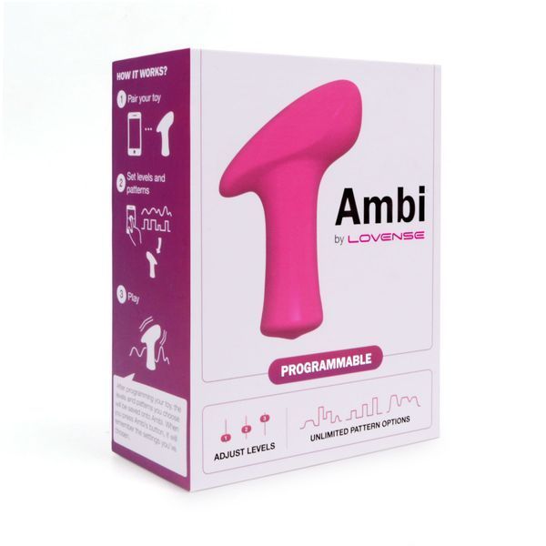 Смарт вібропуля Lovense Ambi SO4086 фото - купити в секс-шопі Чорний Кролик