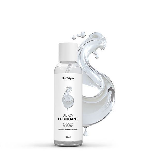 Лубрикант на силіконовій основі Satisfyer Juicy Lubricant Smooth Silicon silicone based 150 мл SX2731 фото - купити в секс-шопі Чорний Кролик