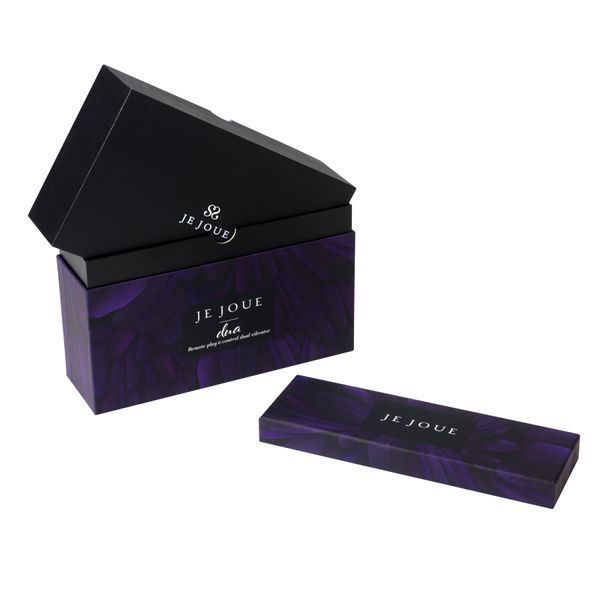 Преміум віброяйце зі стимуляцією клітора Je Joue - DUA Purple, керування зі смартфона, 2 мотори SO3034 фото - купити в секс-шопі Чорний Кролик